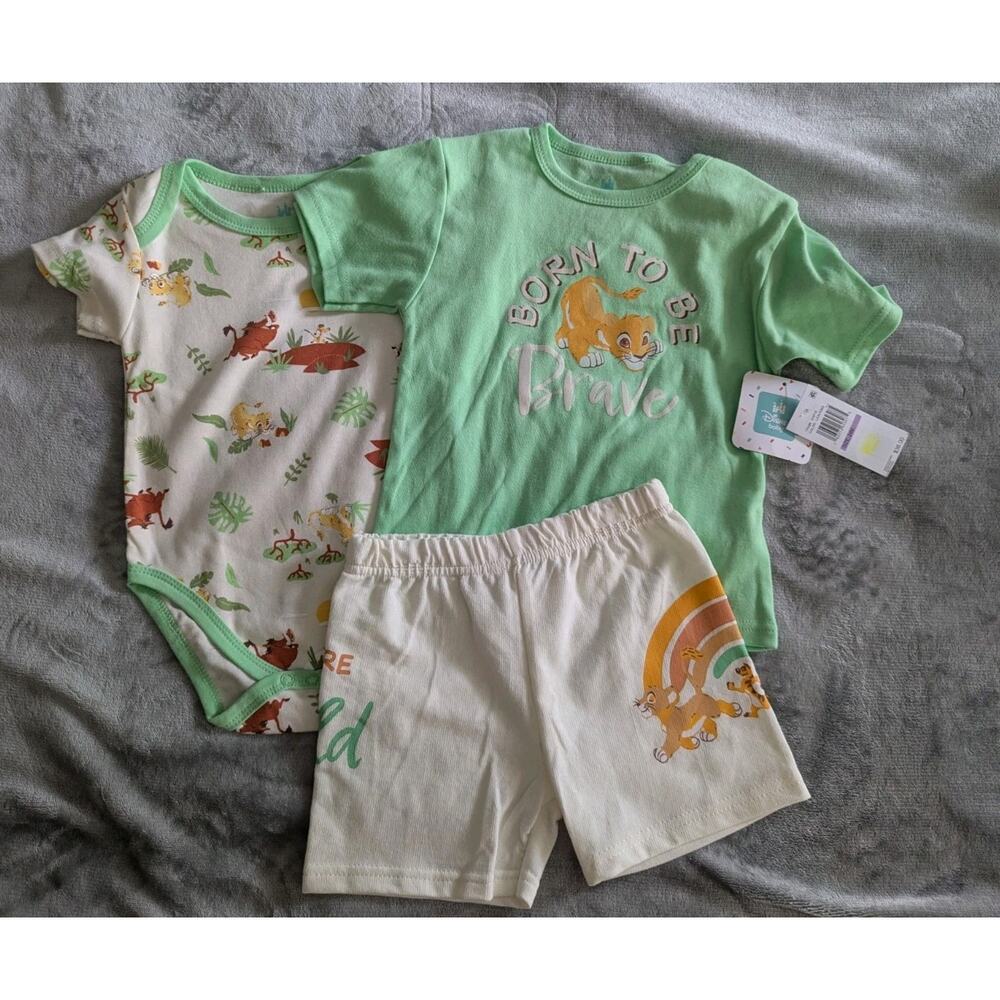 Disney Baby Boys Lion King 3 Piece Set Sz 24 M